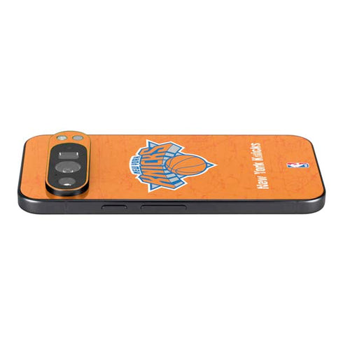 NBA New York Knicks Orange Primary Logo Pixel 9 Pro XL Skin